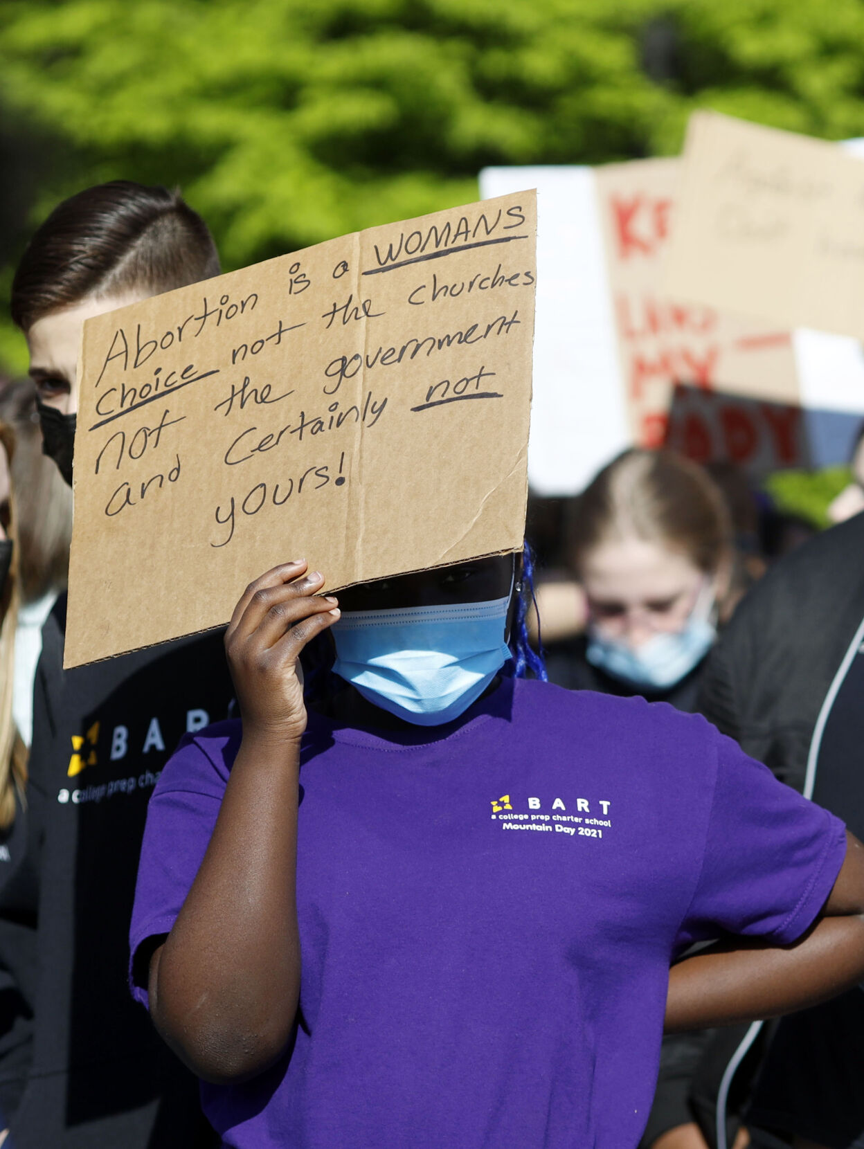bart charter student walkout over abortion rights